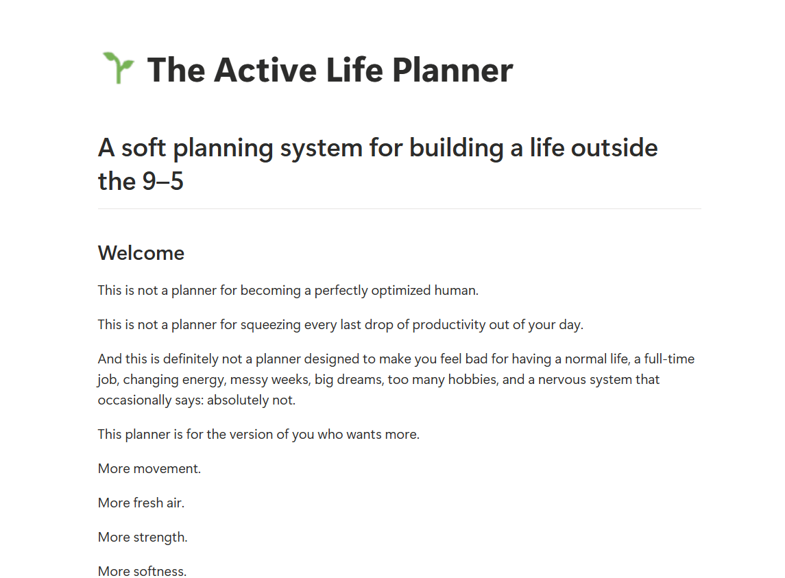 life planner